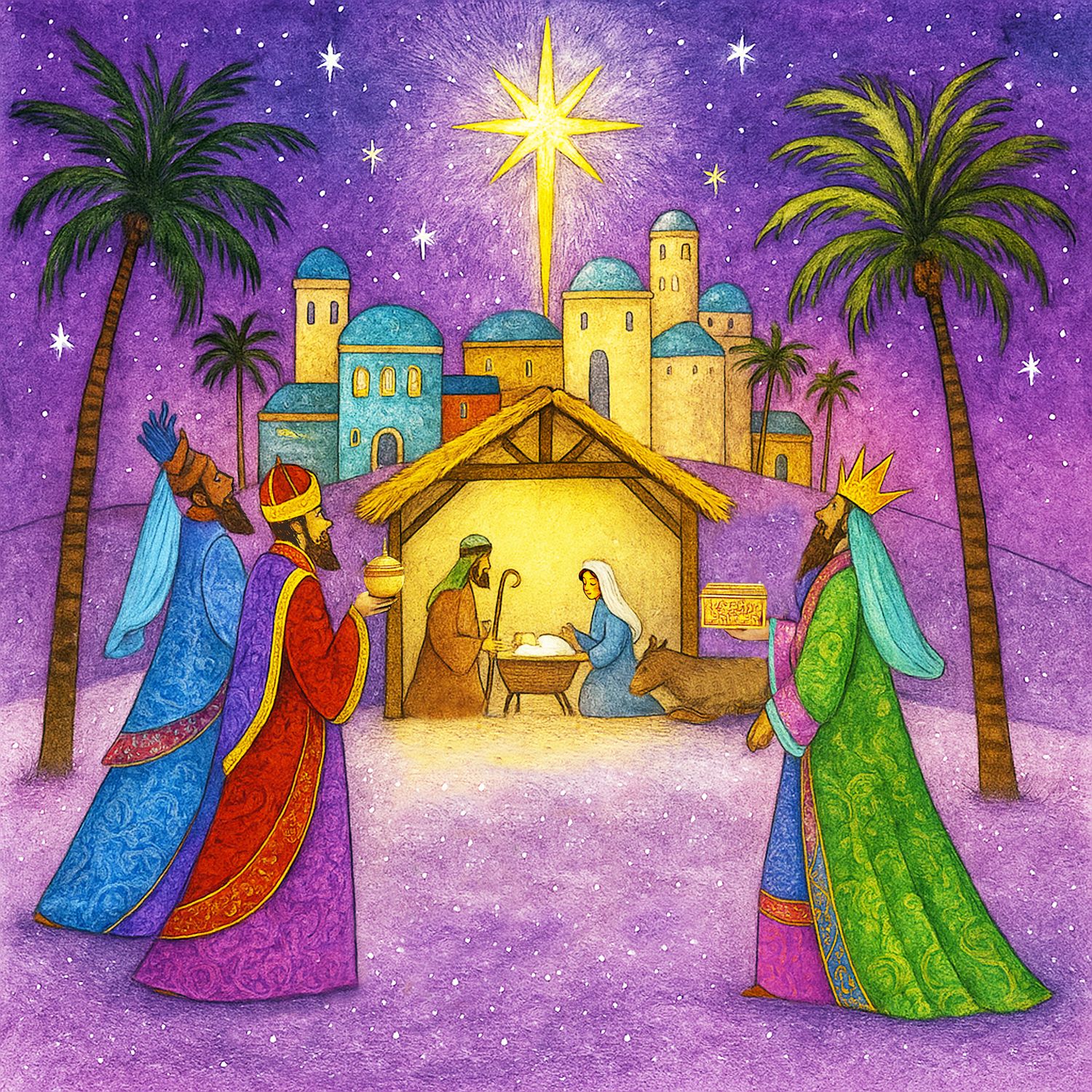 Purple Nativity