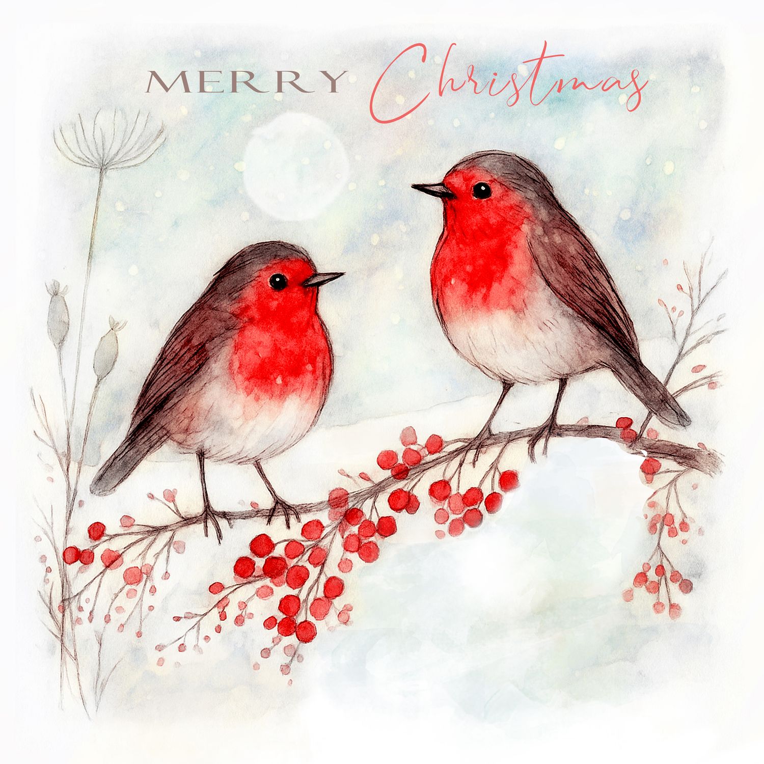 Robins Merry Christmas
