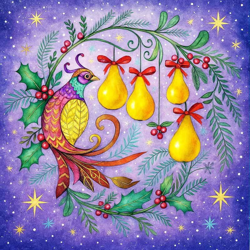 Iridescent Partridge