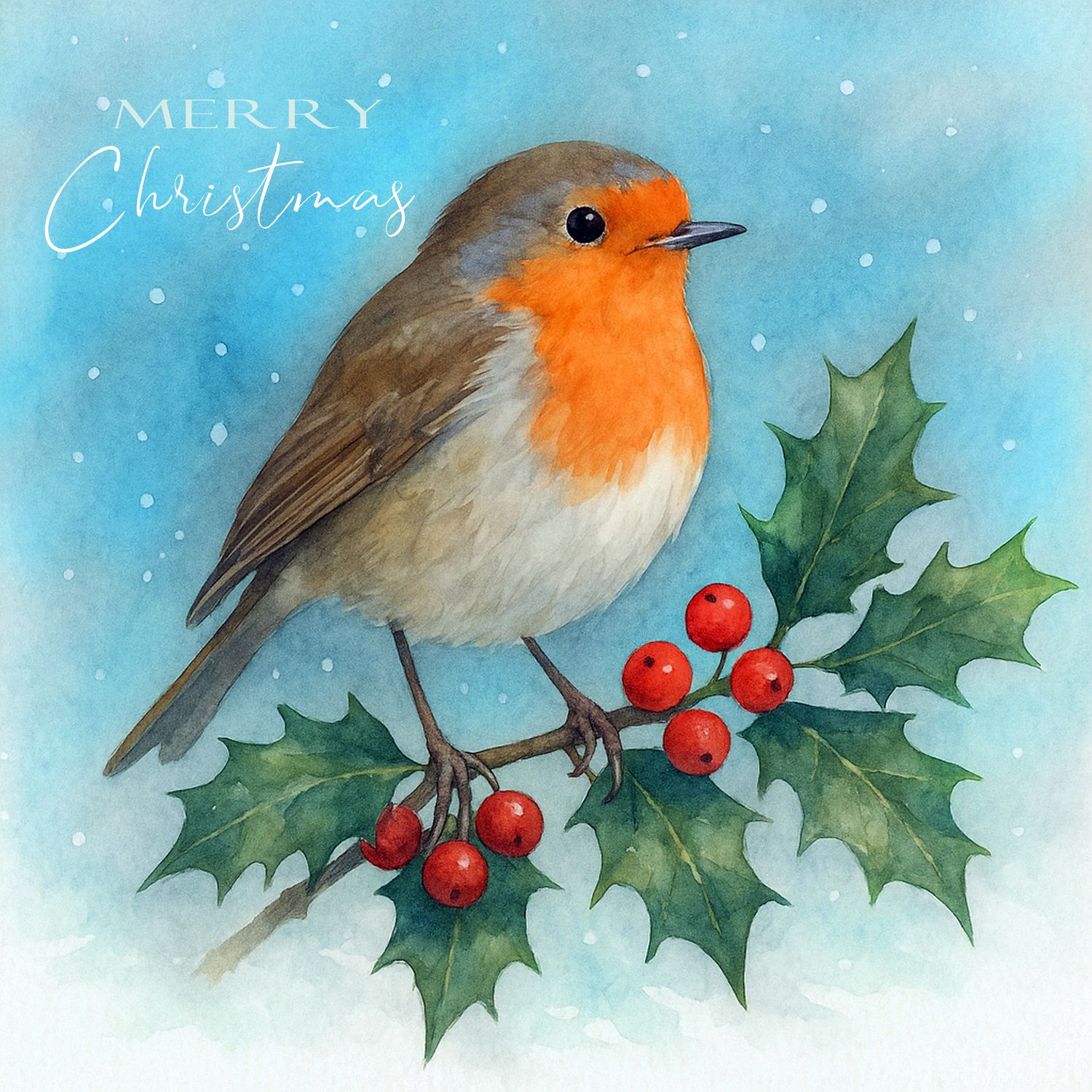 Jolly Holly Robin