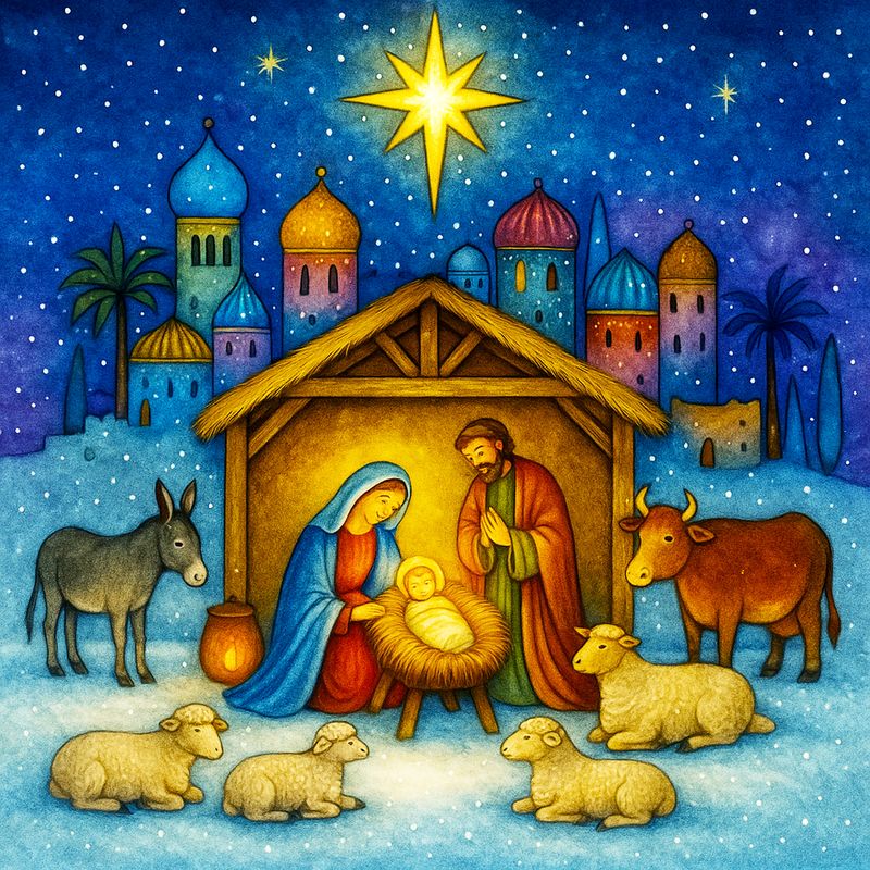 Lowing Nativity