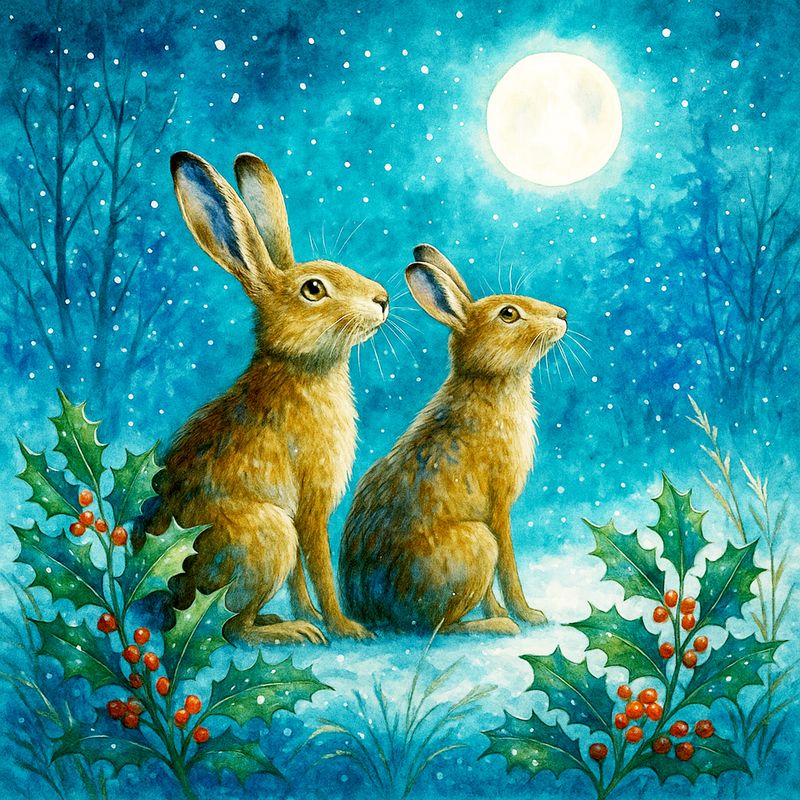 Twin Hares Moon