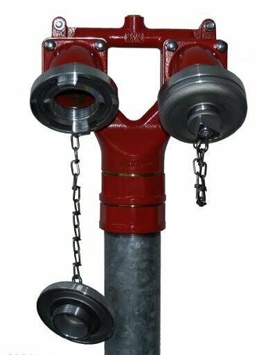 Einspeisearmatur G3 mit Aluminium Kupplungen Einspeisearmatur G3 mit Aluminium Kupplungen