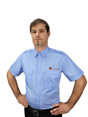 Feuerwehr Brandenburg Hemd Kurzarm blau Feuerwehr Brandenburg Hemd Kurzarm blau