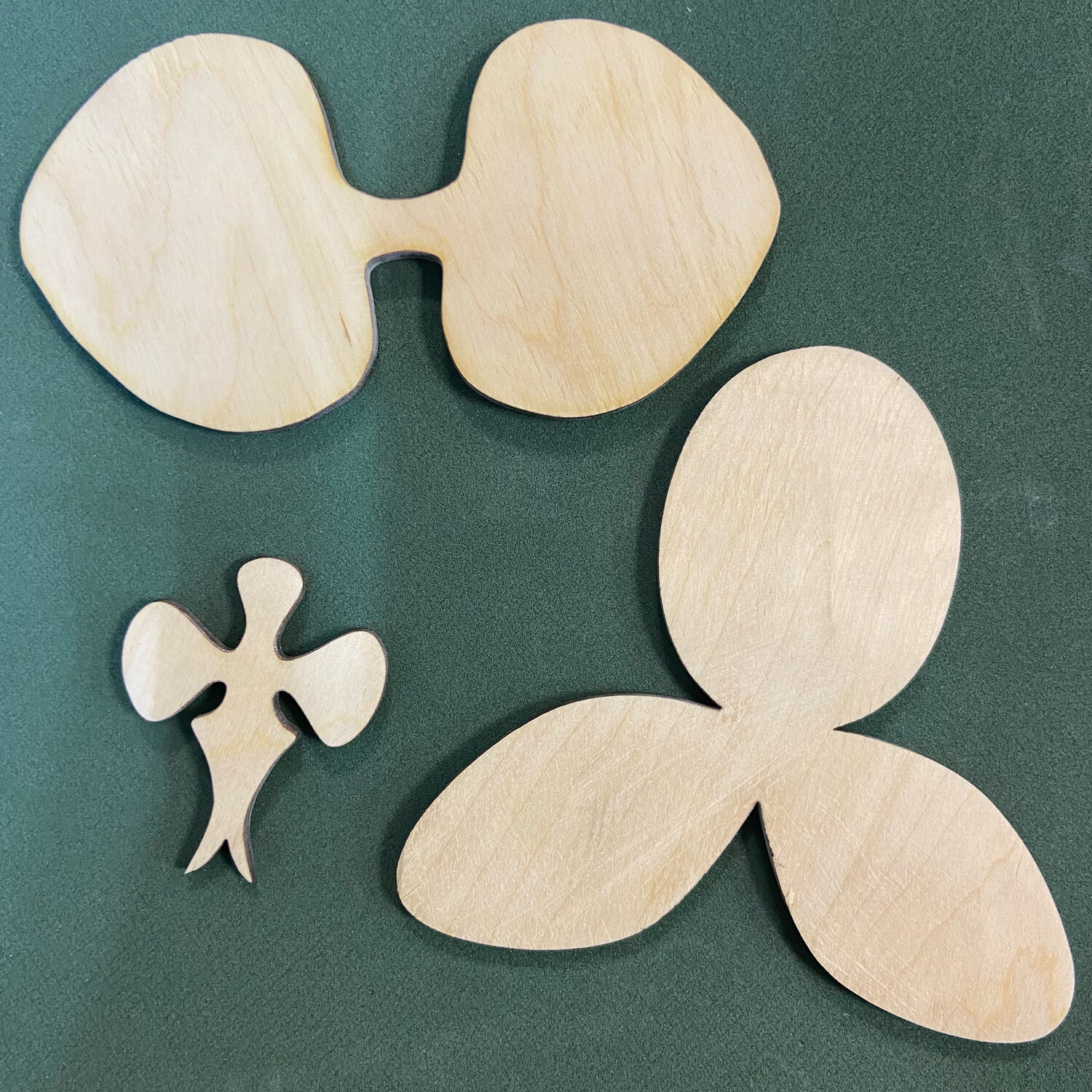 Набор шаблонов «Орхидея» -3 детали, материал фанера - 4 мм