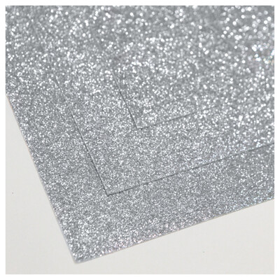 Фоамиран глиттерный - толщина 1,5 мм , размер листа 60/70 см.
Цвет - темное серебро