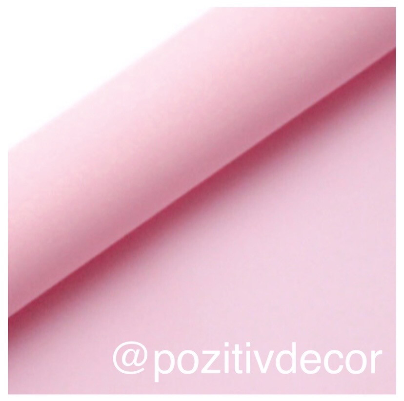 ЗЕФИРНЫЙ фоамиран, толщина 1 мм, 50/50 см, нежно-розовый
