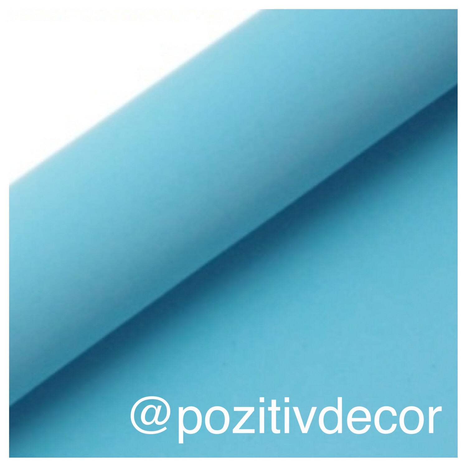 ЗЕФИРНЫЙ фоамиран, толщина 1 мм, 50/50 см, голубой