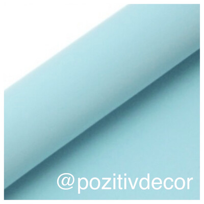 ЗЕФИРНЫЙ фоамиран, толщина 1 мм, 50/50 см, небесно-голубой