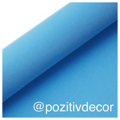 ЗЕФИРНЫЙ фоамиран, толщина 1 мм, 50/50 см, синий