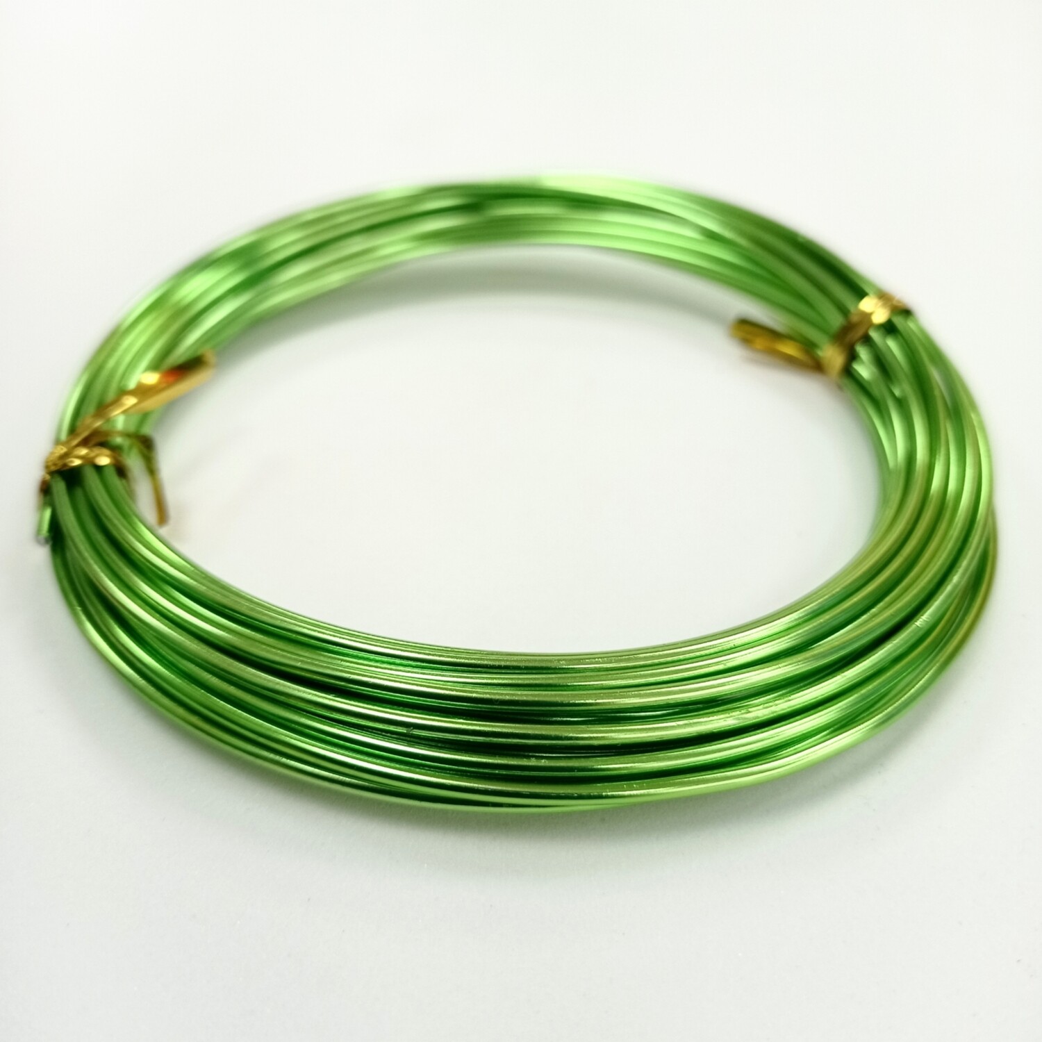 Проволока алюминиевая для рукоделия 2 мм*5м, цвет - зеленый