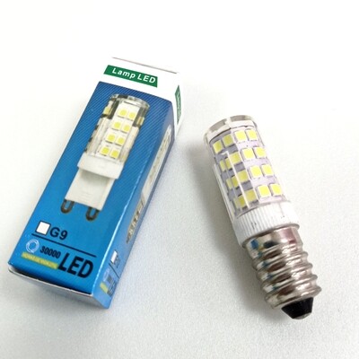 ​LED - Лампа светодиодная прозрачная (кукуруза). Мощность 5W. Под патрон E14