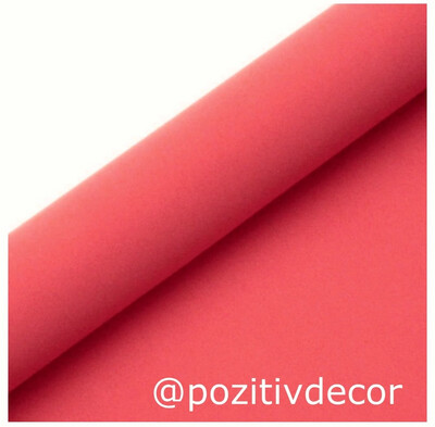 ЗЕФИРНЫЙ фоамиран, толщина 1 мм, 50/50 см, ярко-красный
