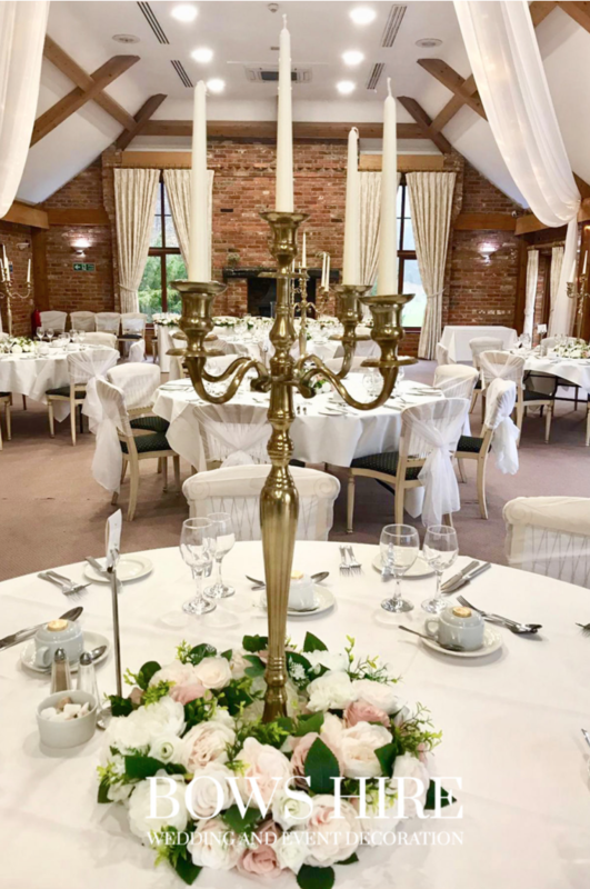 70cm Gold Candelabra