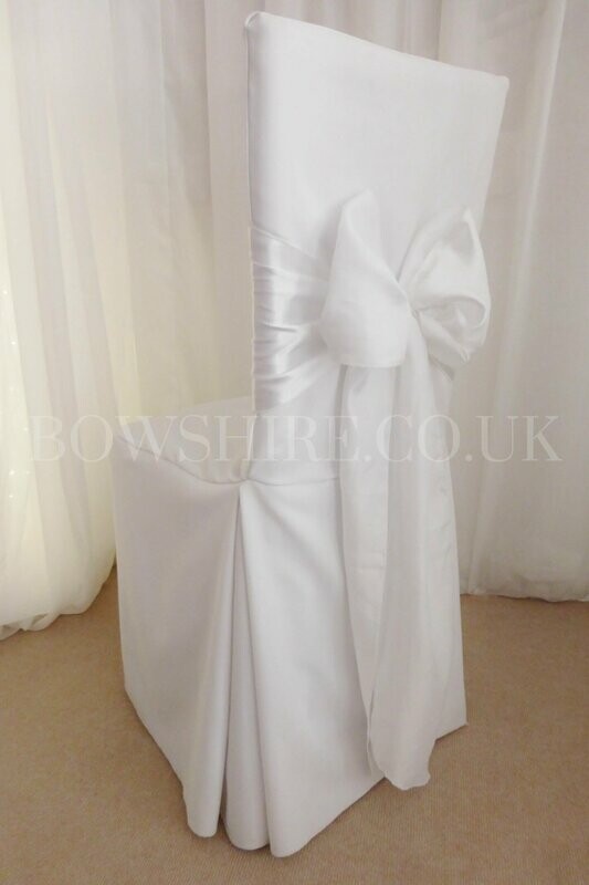 White Satin Sash