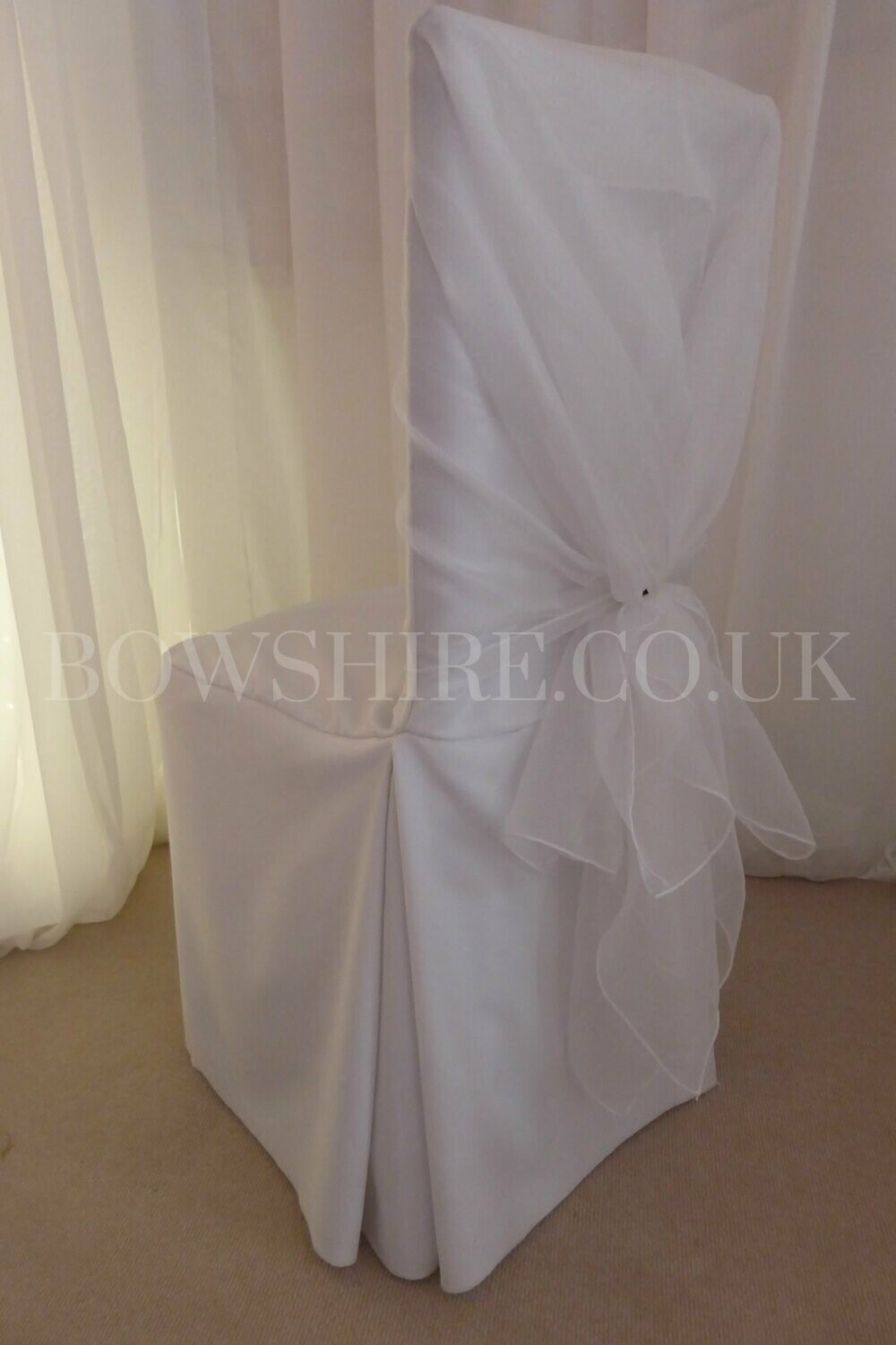 White Organza Wrap