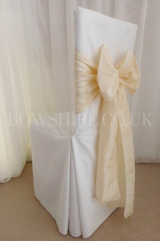 Ivory Taffeta Sash