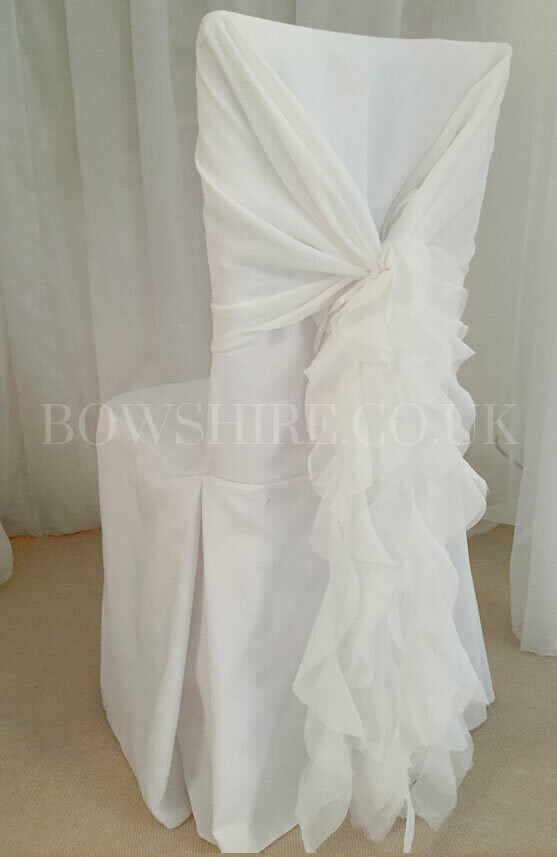 Ivory Chiffon Hood