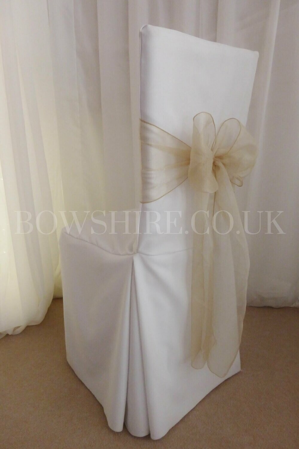 Champagne Organza Sash