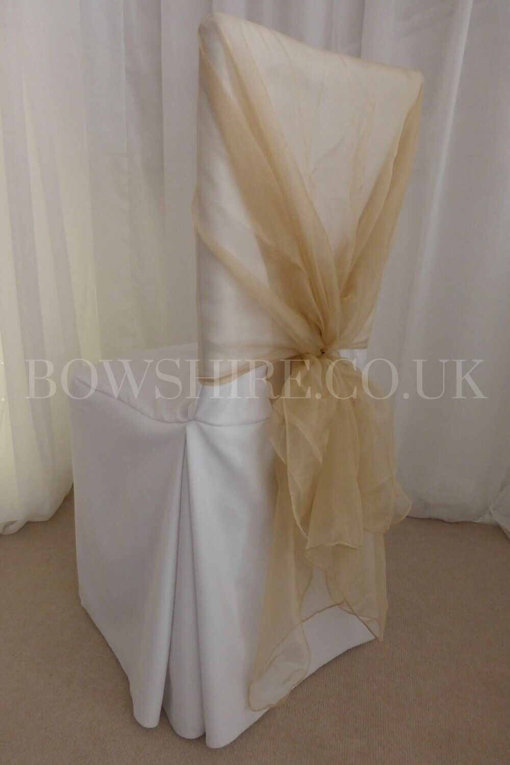 Champagne Organza Wrap