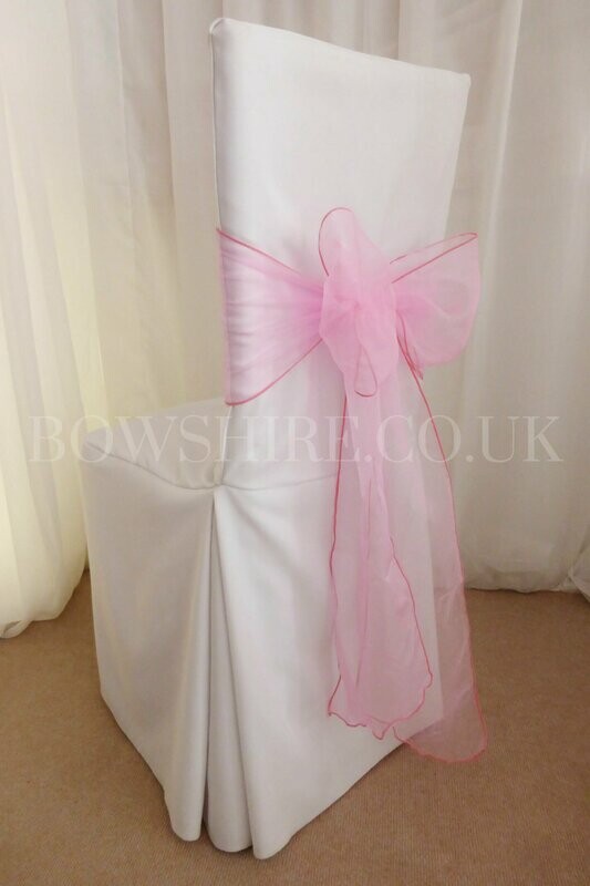 Candy Pink Organza Sash