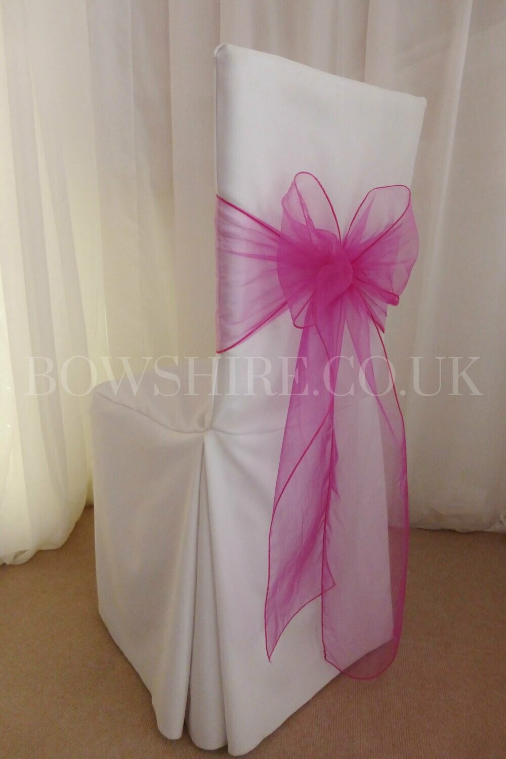 Hot Pink Organza Sash