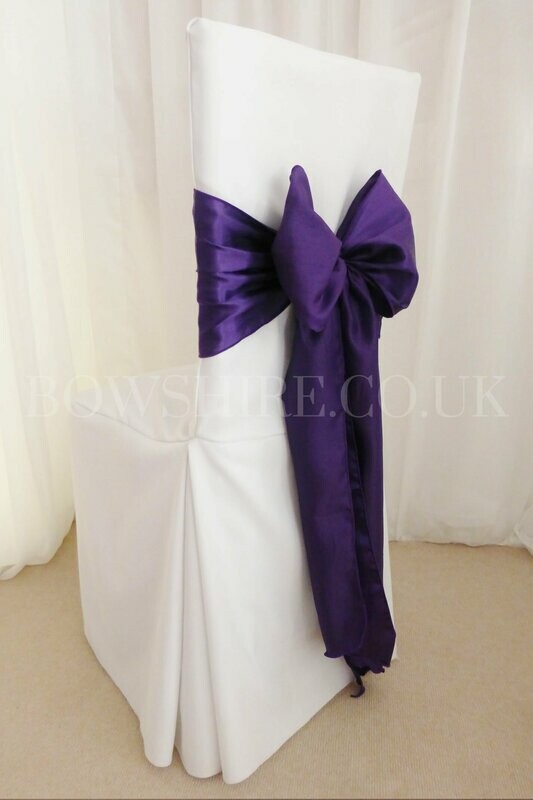 Purple Satin Sash