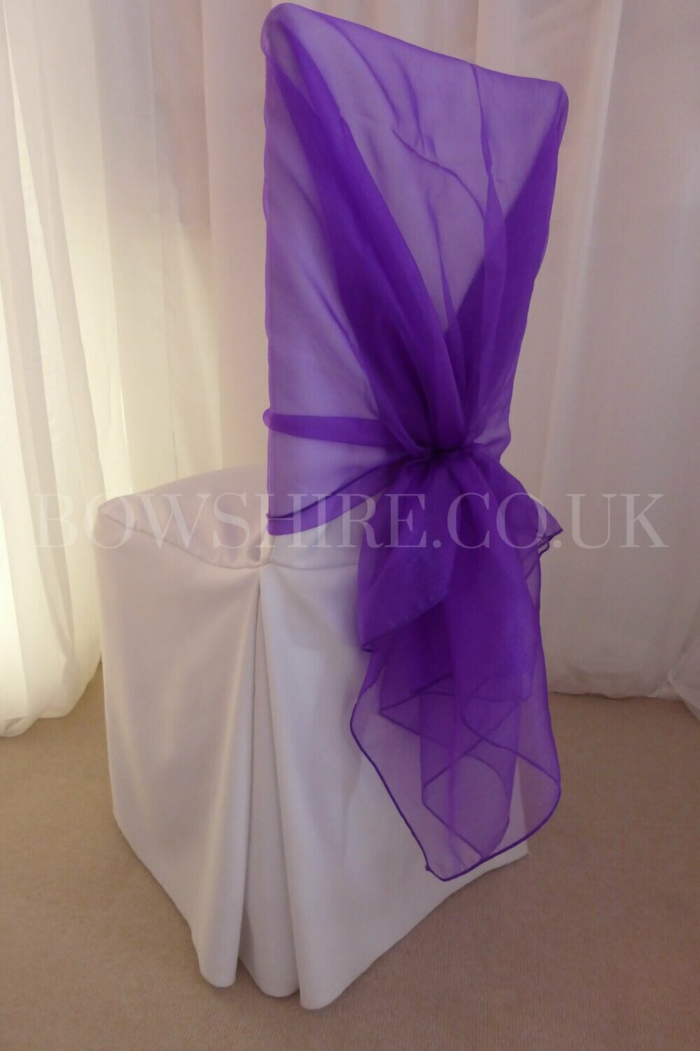 Purple Organza Wrap