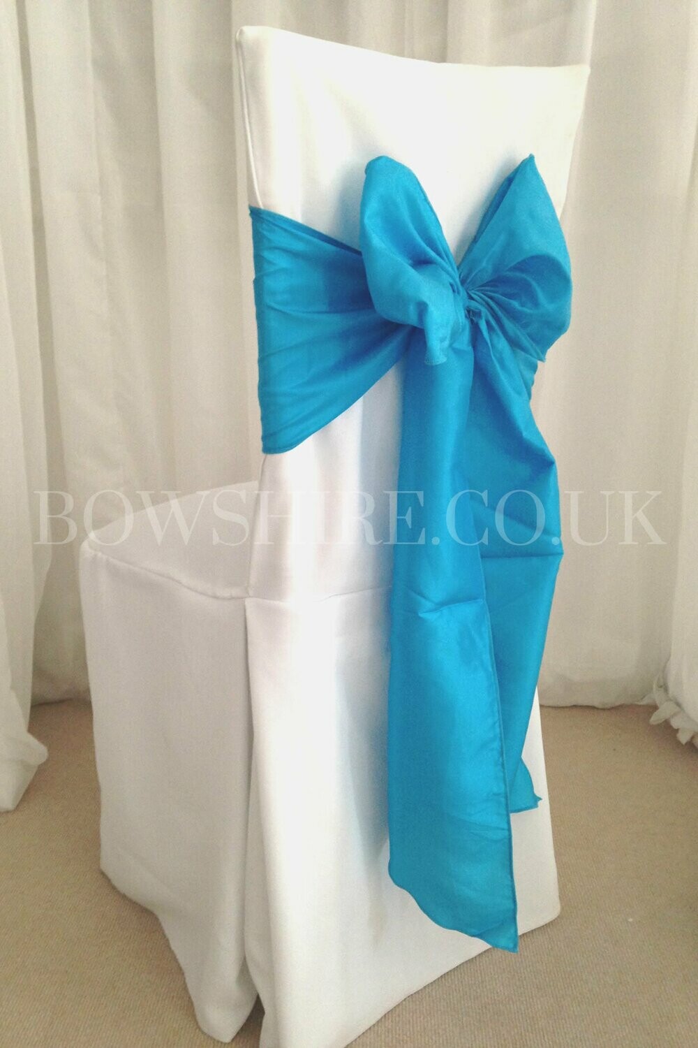 Turquoise Taffeta Sash