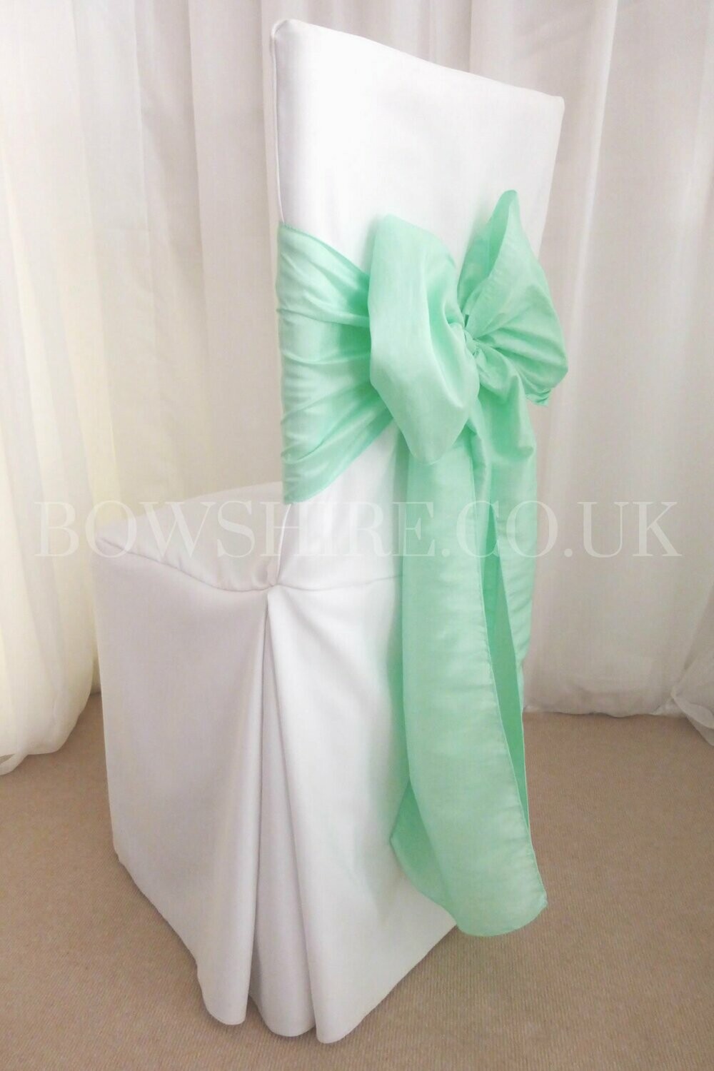 Mint Taffeta Sash