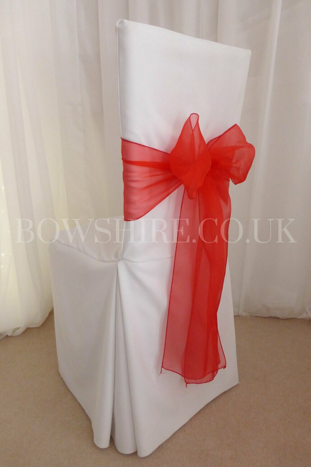 Red Organza Sash