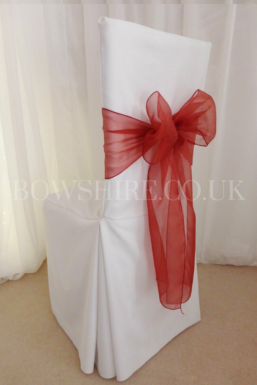 Burnt Orange Organza Sash