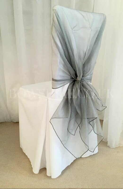 Silver Organza Wrap