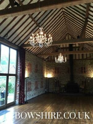 12 Arm Chandelier for hire, lighting by Bows Hire, photo 2