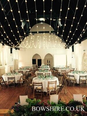 Festoon Lights for hire, lighting by Bows Hire, photo 4