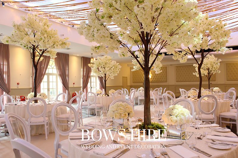 180cm Ivory Blossom Cherry Tree