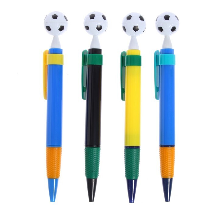 2905946 Ручка шариковая-прикол Футбольный мяч, цвет  МИКС
