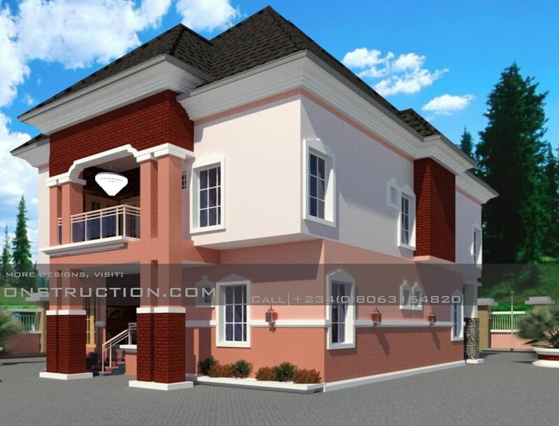 2 &amp; 3 Bedroom Flats Duplex with Laundryroom Floor Plan Preview | Nigerian House Plans