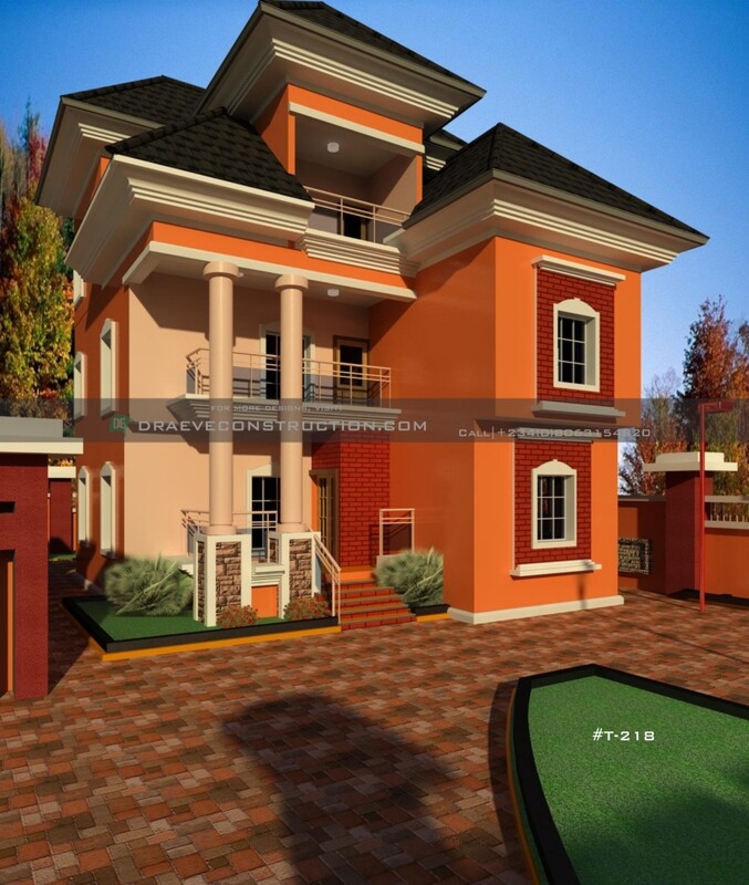 5 Bedroom Penthouse Floorplan Design Preview | Nigerian House Plans