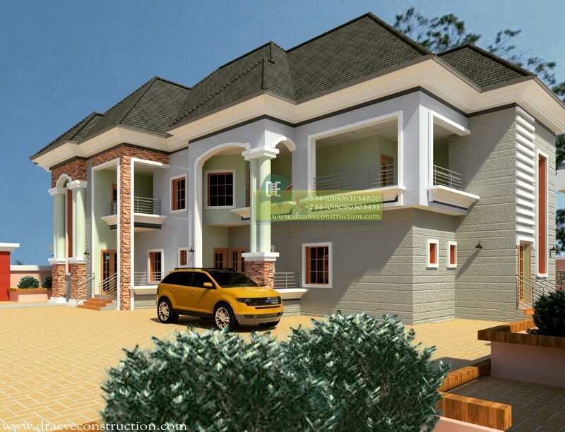 Standard 2 &amp; 3 Bedroom Flats Floor Plans Preview | Nigerian House Plans