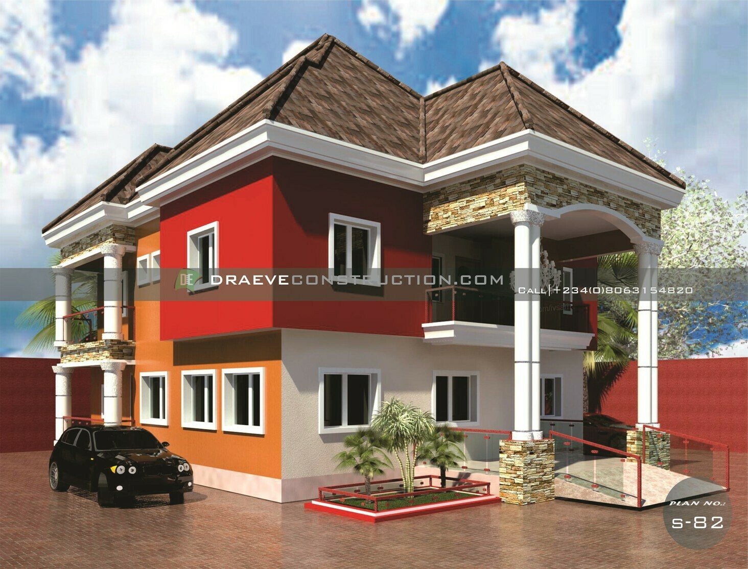 4 Bedroom Duplex Floor Plan | Nigerian House Plans
