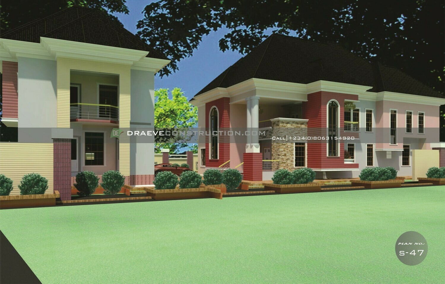 4 Bedroom Duplex Floor Plans Preview | Nigerian House Plans