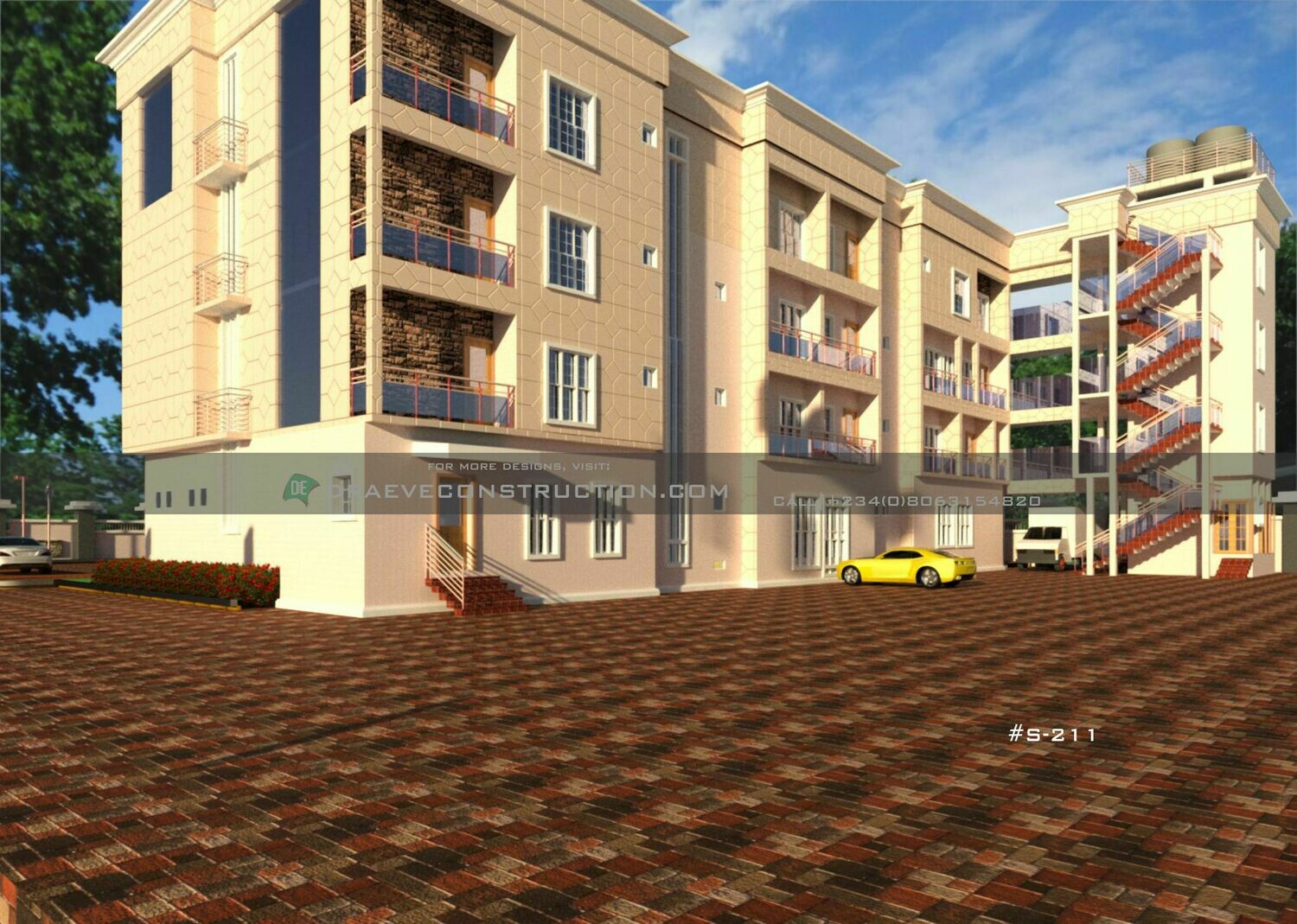 Hotel with Underground/Basement &amp; Elevator Floorplans Preview