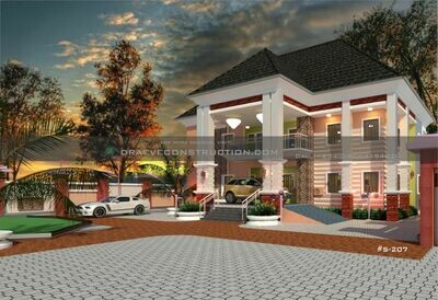4 Bedroom Duplex Floorplan Preview | Nigerian House Plans