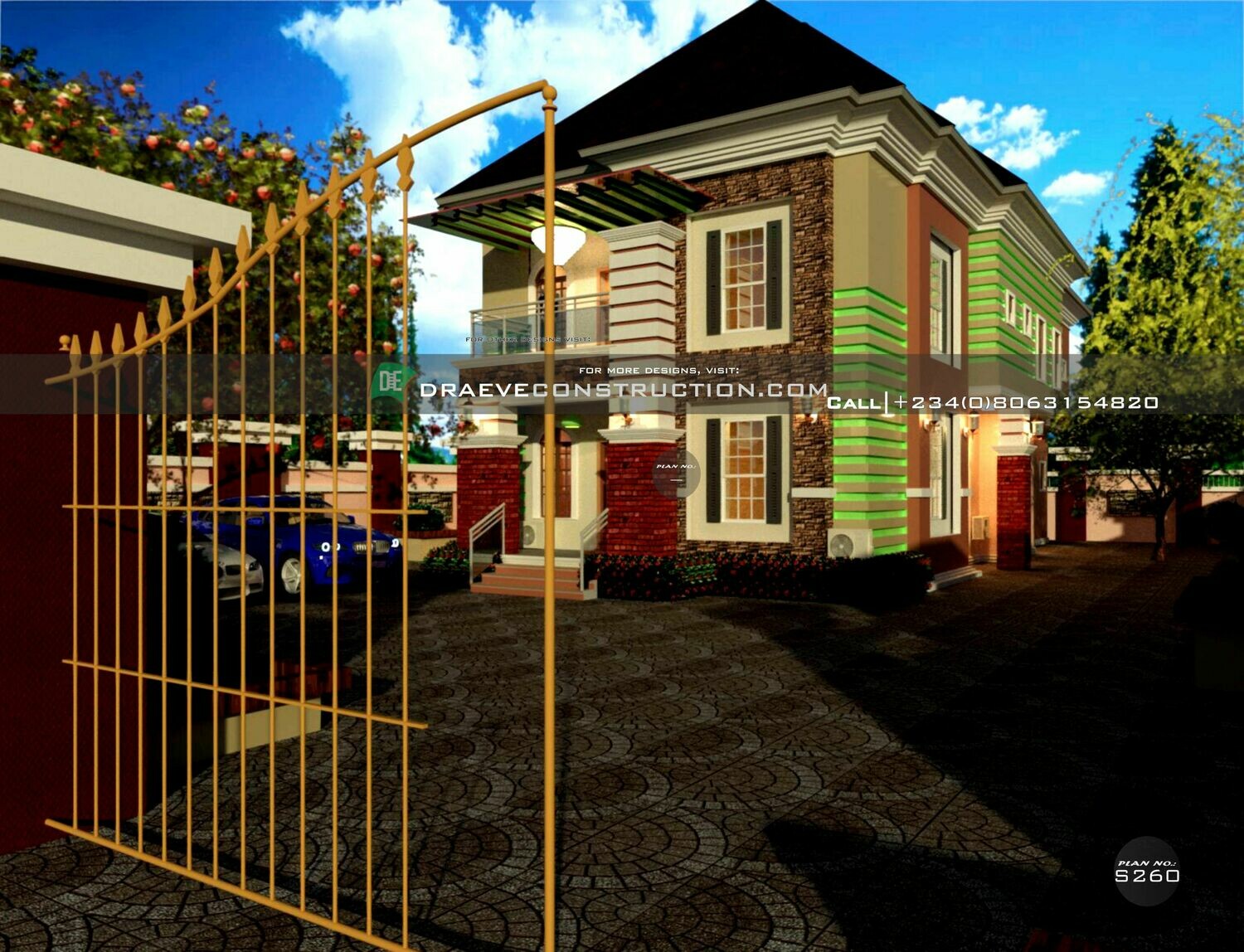 5 Bedroom Duplex Floorplans Preview | Nigerian House Plans