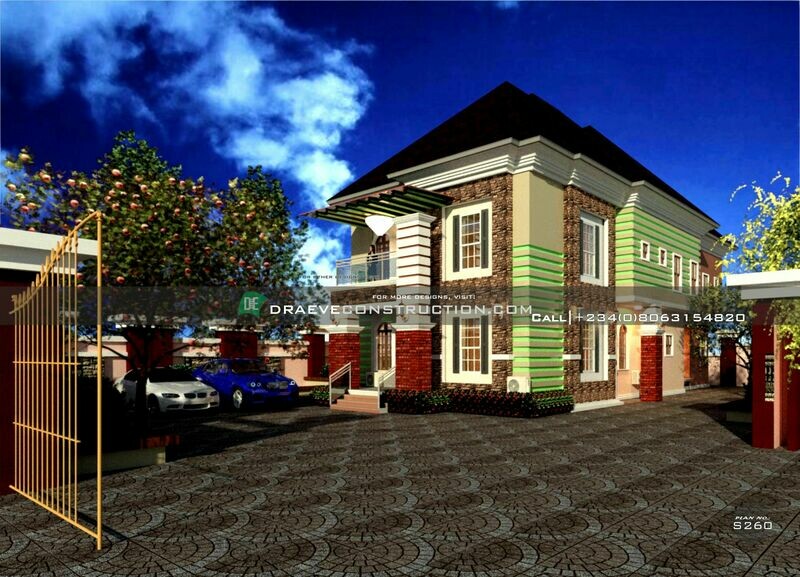 5 Bedroom Duplex Floorplans Preview | Nigerian House Plans