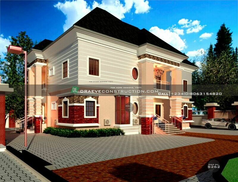 5 Bedroom Duplex Floorplan Preview | Nigerian House Plans