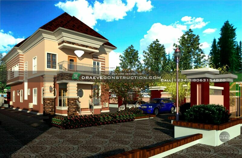 4 Bedroom Duplex Floorplans Preview | Nigerian House Plans