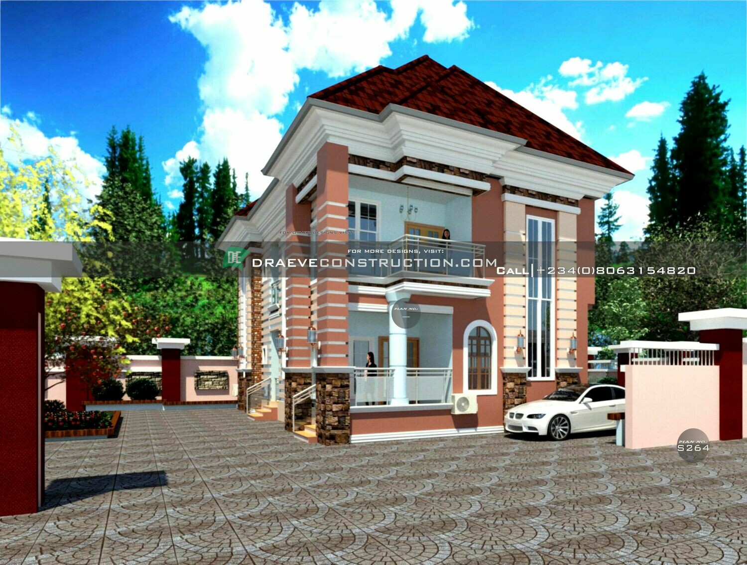 6 Bedroom Duplex Floorplans Preview | Nigerian House Plans