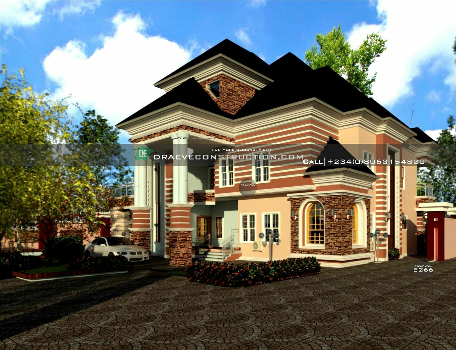 5 Bedroom Duplex-Penthouse with 7 Balconies  Floorplan Preview